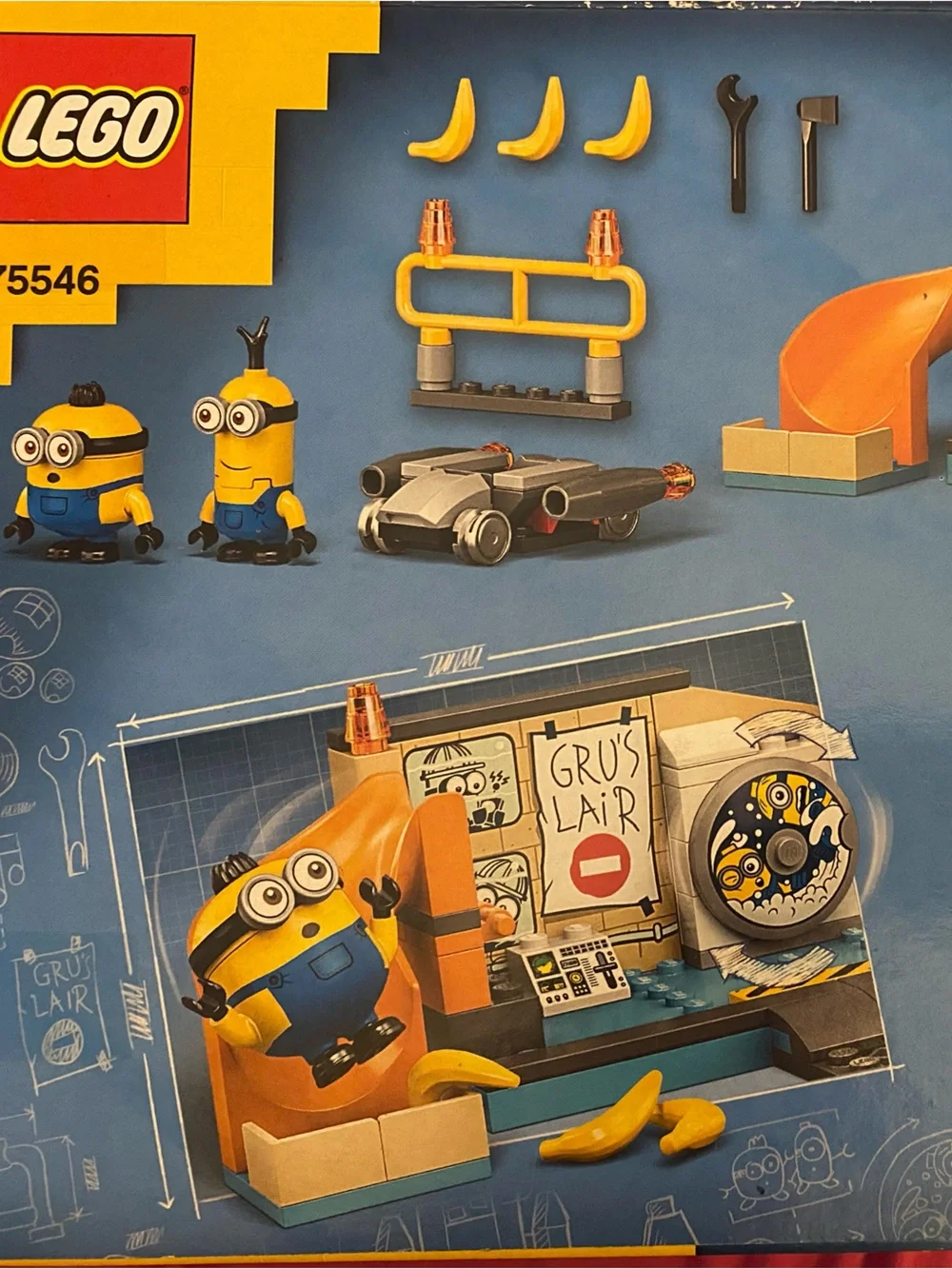 Lego Minions The Rise of Gru Building Set - Blue, Yellow, Orange, Red new in box